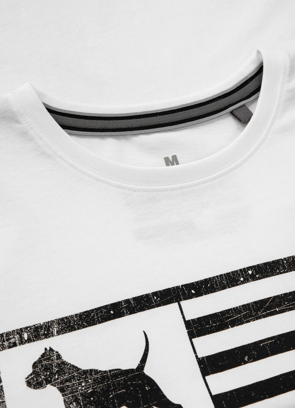 T-Shirt Pitbull USA - White