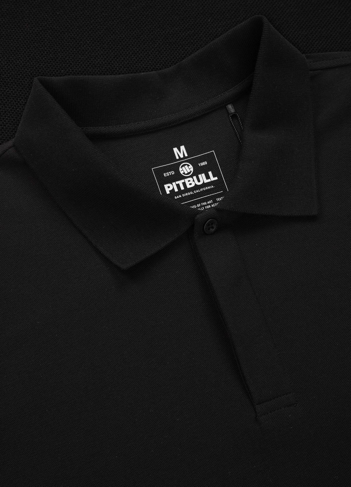 Men&#39;s Polo shirt Pique Rockey - Black