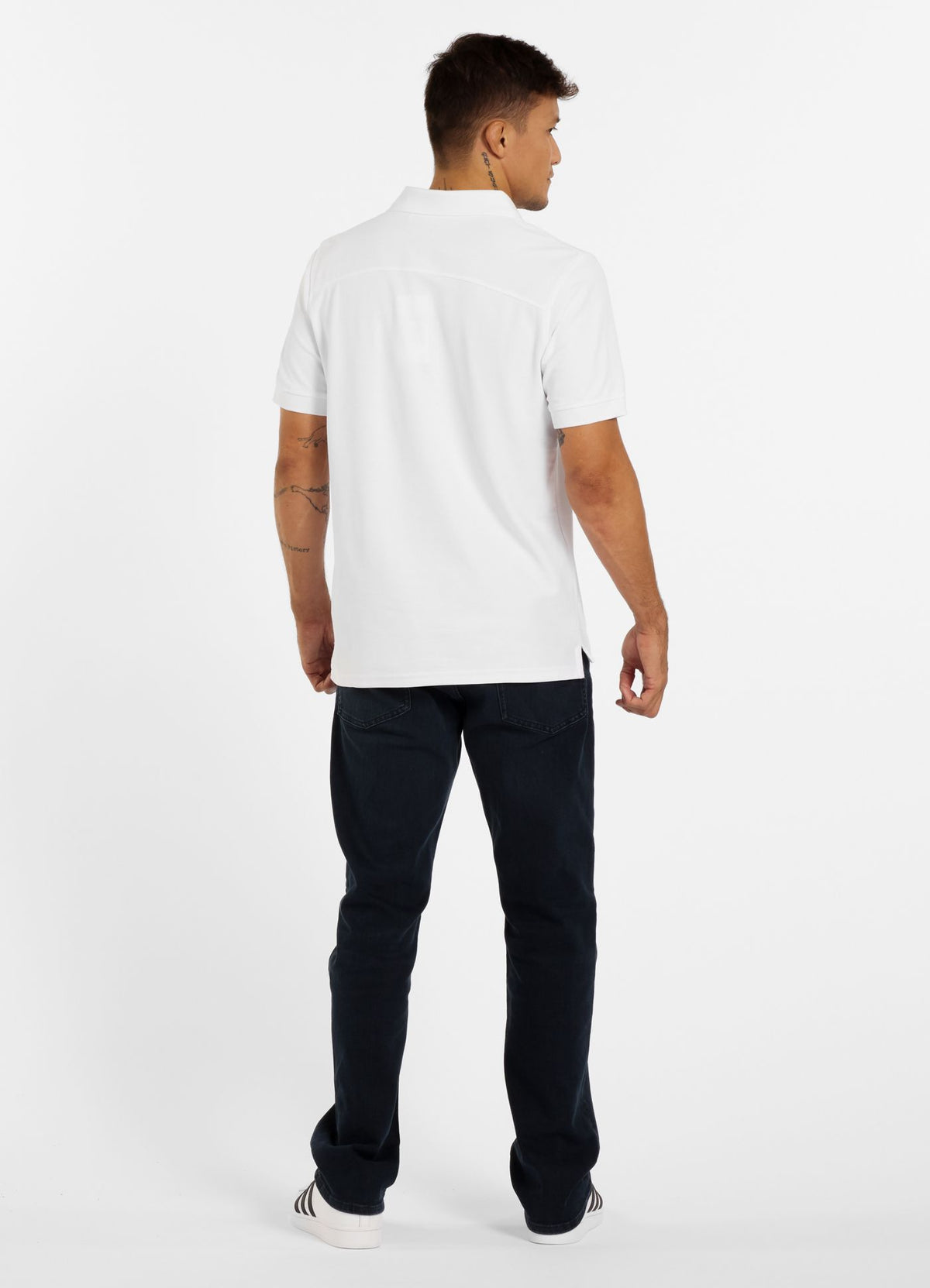 Men&#39;s Polo shirt Pique Rockey - White