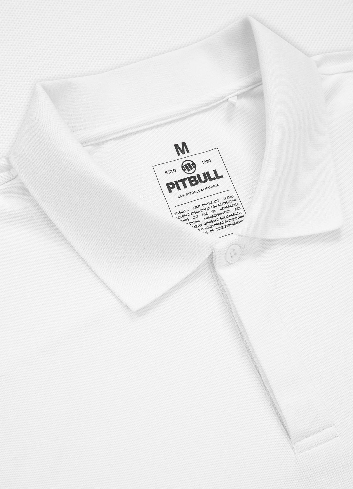 Men&#39;s Polo shirt Pique Rockey - White