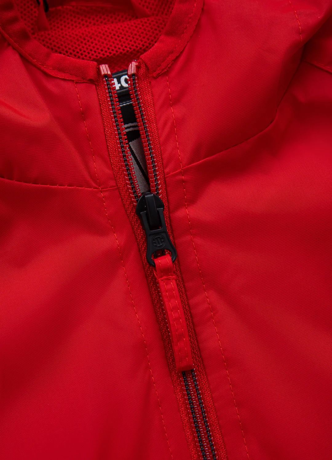 Athletic Sleeve Junior Hooded Jacket - Red
