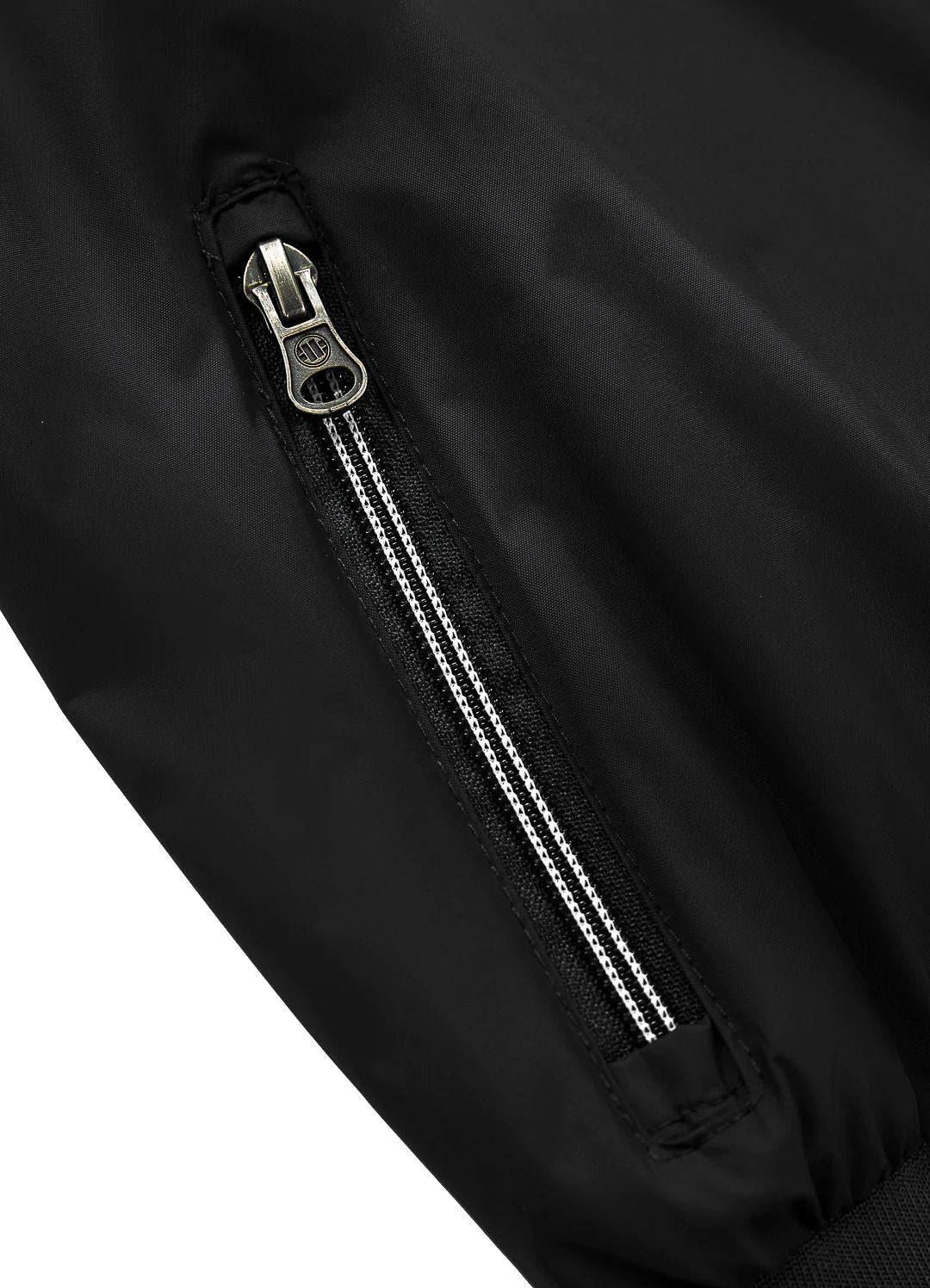 Athletic Sleeve Junior Hooded Jacket - Black