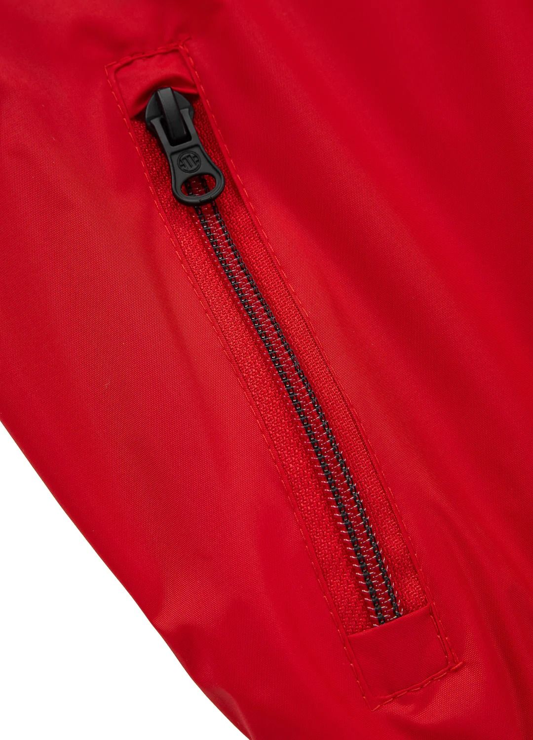 Athletic Sleeve Junior Hooded Jacket - Red