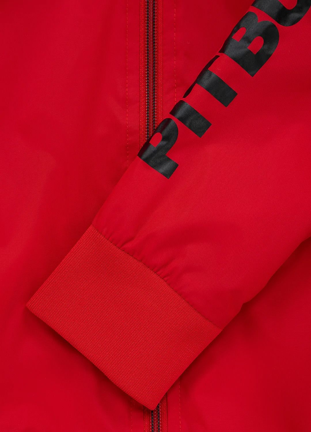 Athletic Sleeve Junior Hooded Jacket - Red