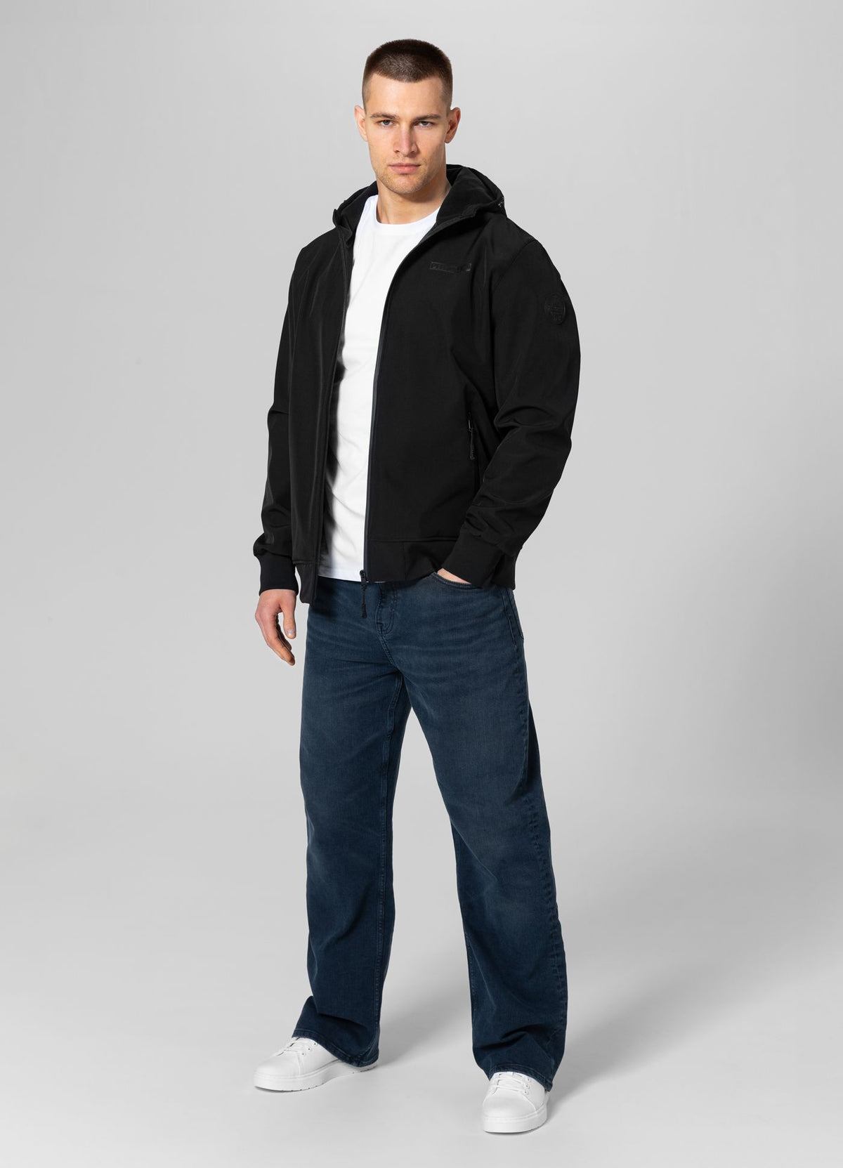 Midway II Hooded Softshell Jacket - Black