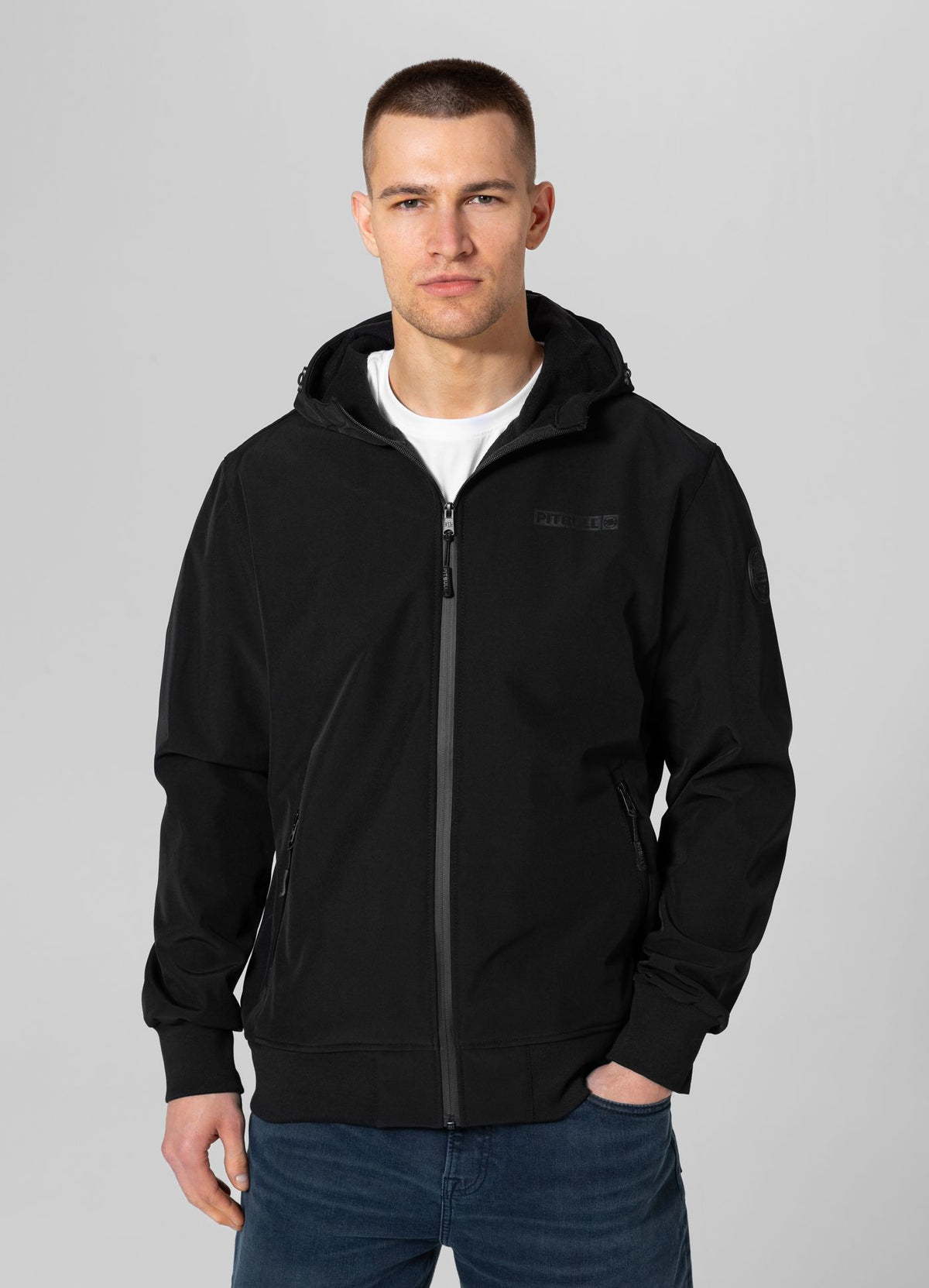 Midway II Hooded Softshell Jacket - Black