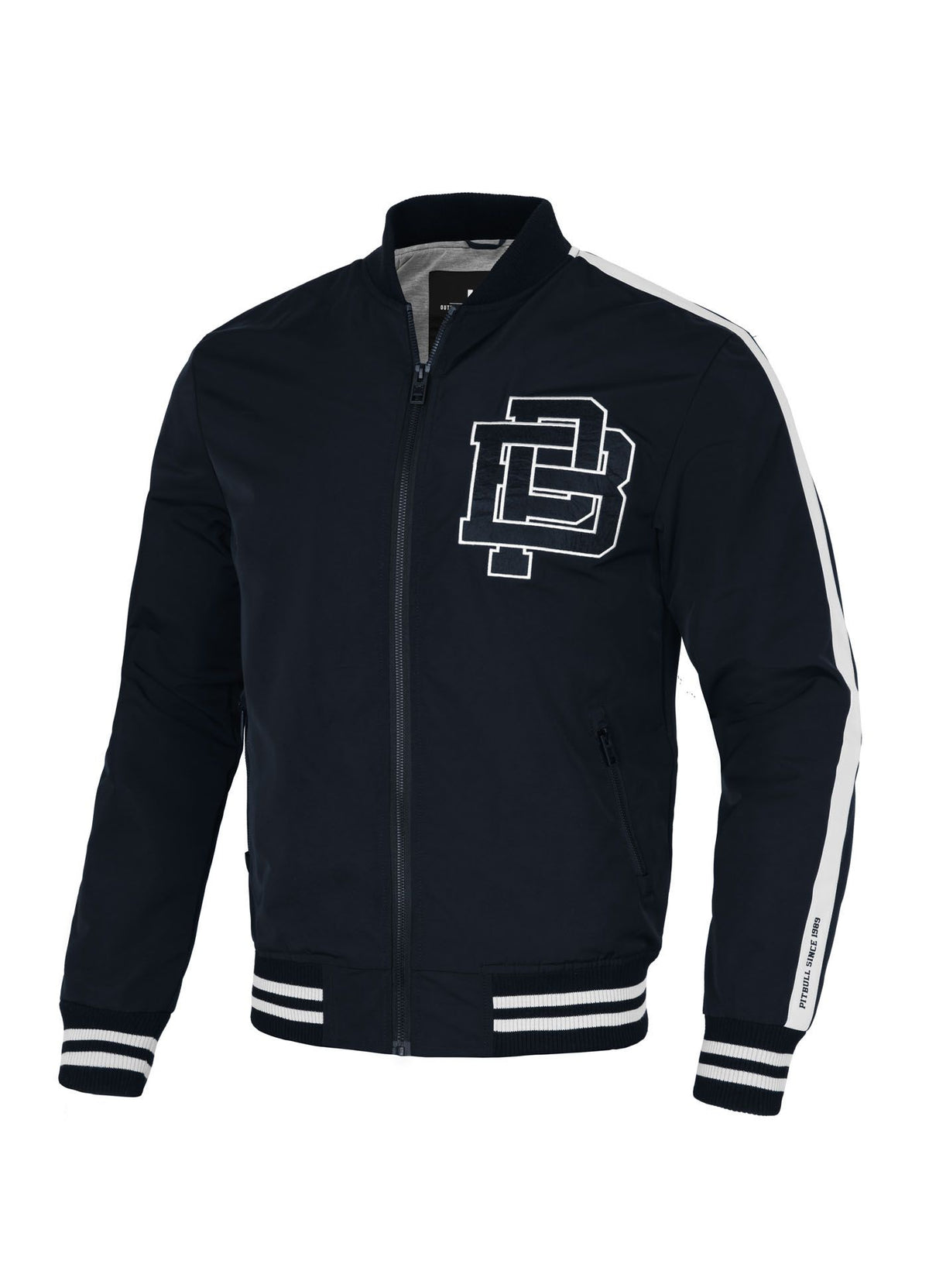 Harding Athletic Bomber Jacket - Navy