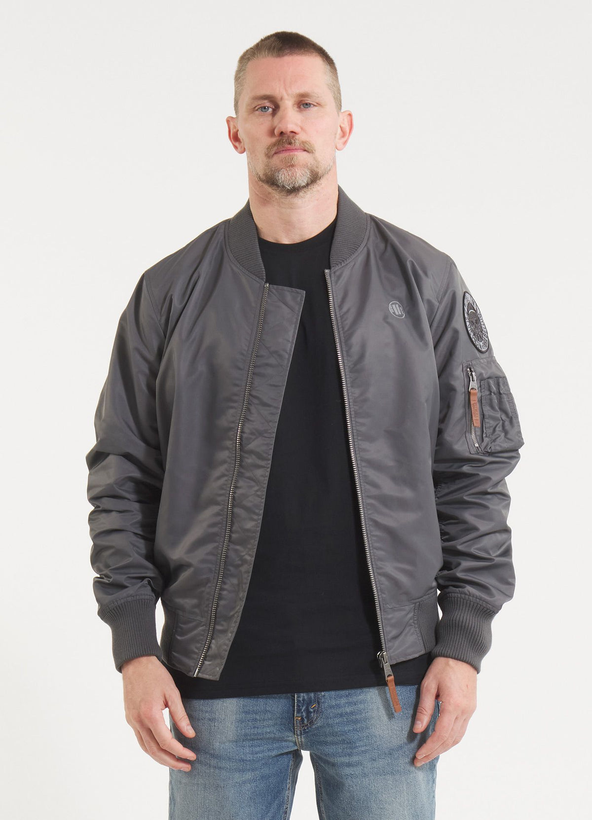 Men&#39;s jacket MA-1 Logo - Graphite