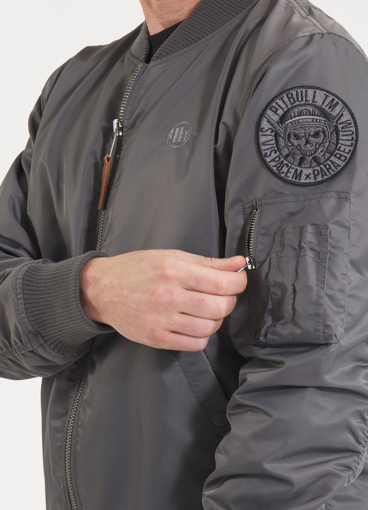 Men&#39;s jacket MA-1 Logo - Graphite