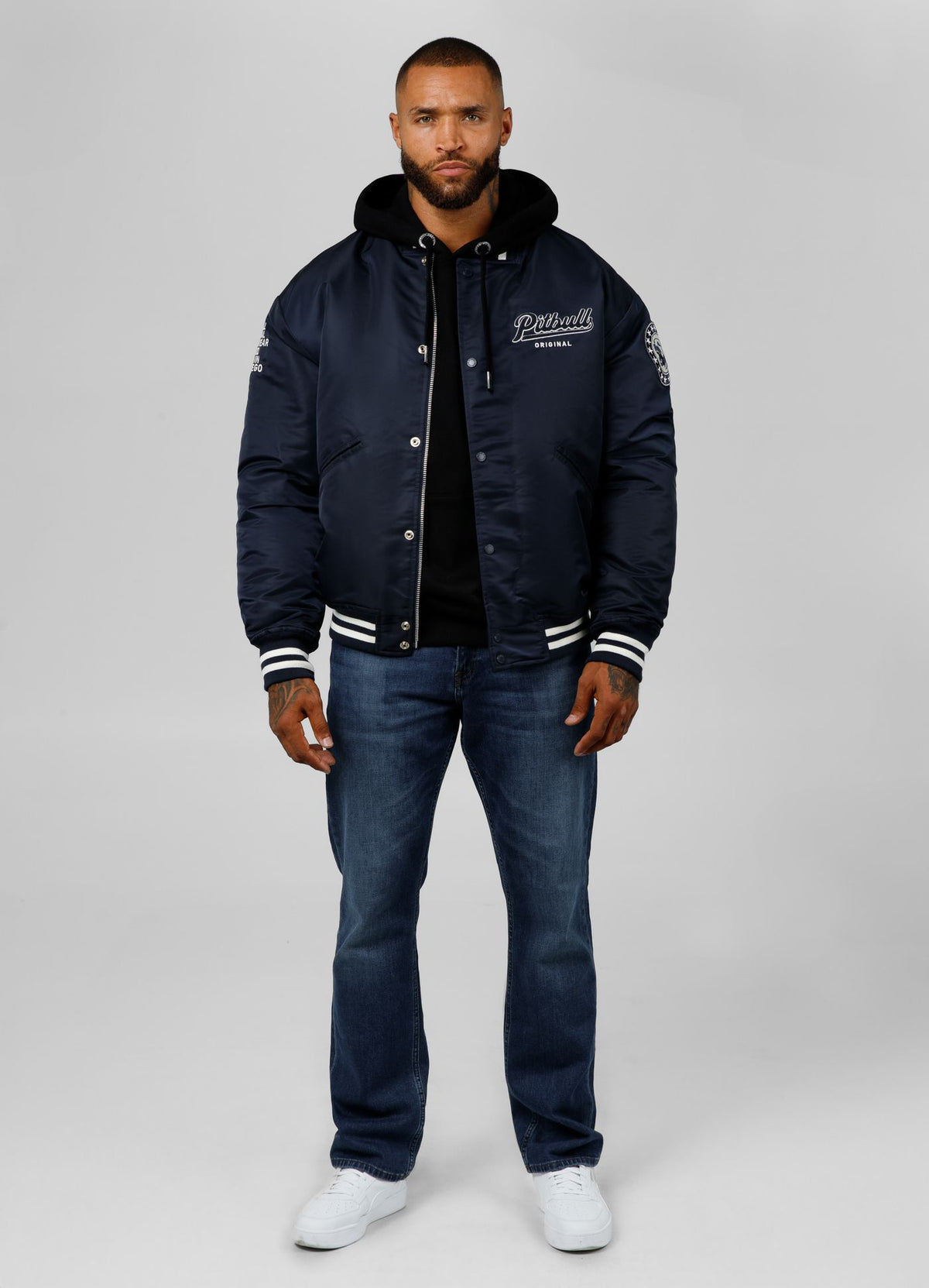 Seabridge Bomber Jacket - Dark Navy
