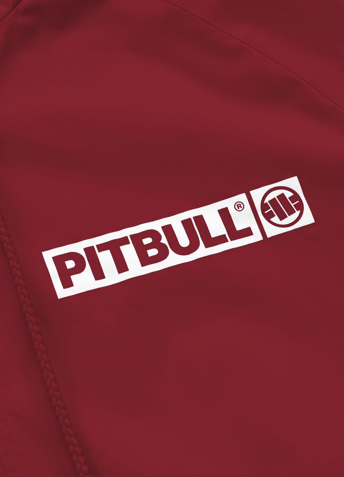 Athletic Logo Hooded Jacket - Bordeaux