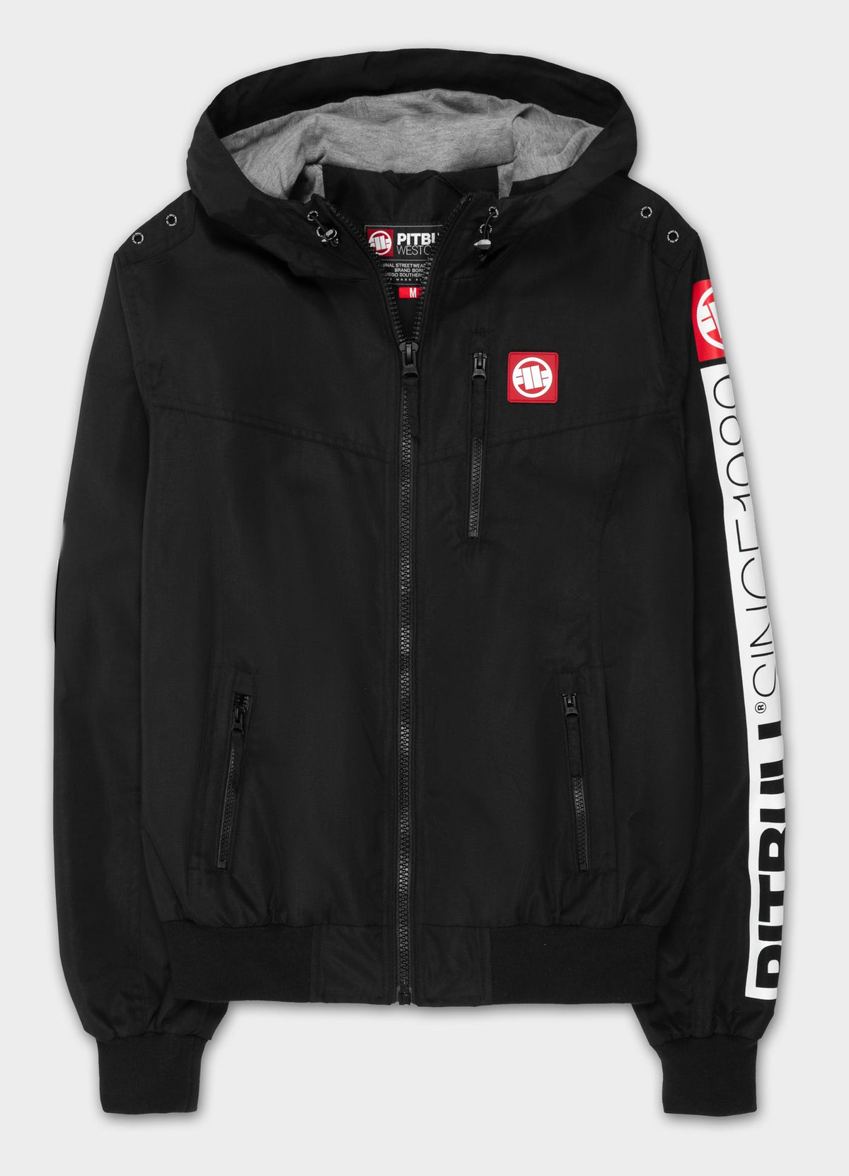 Men&#39;s hooded jacket Cabrillo Summer - Black