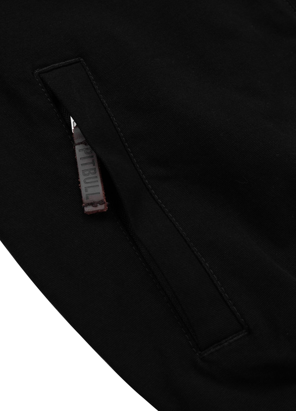 Crimson Hooded Bomber - Black