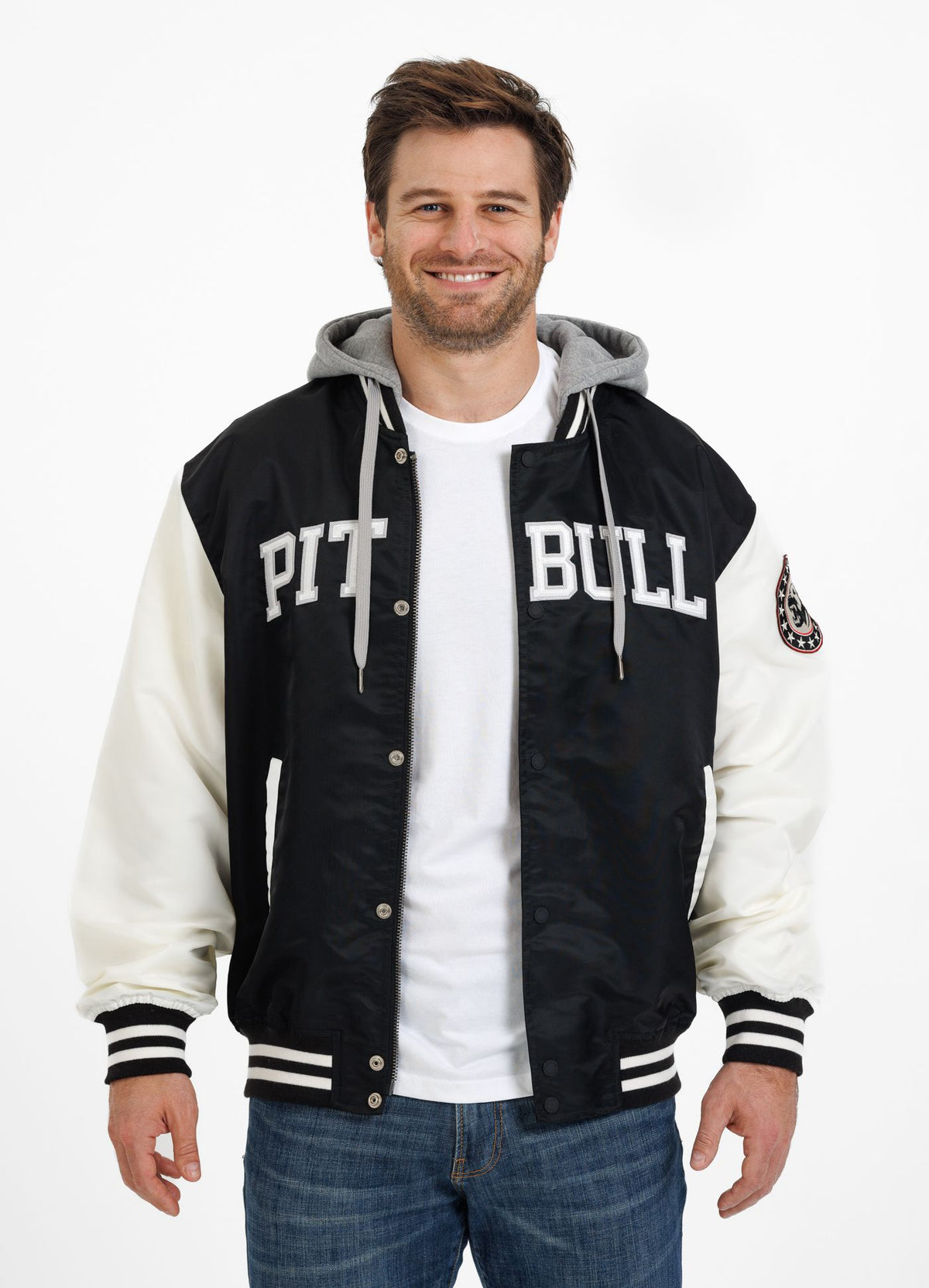 Men&#39;s hooded jacket Falcon Ridge - Black