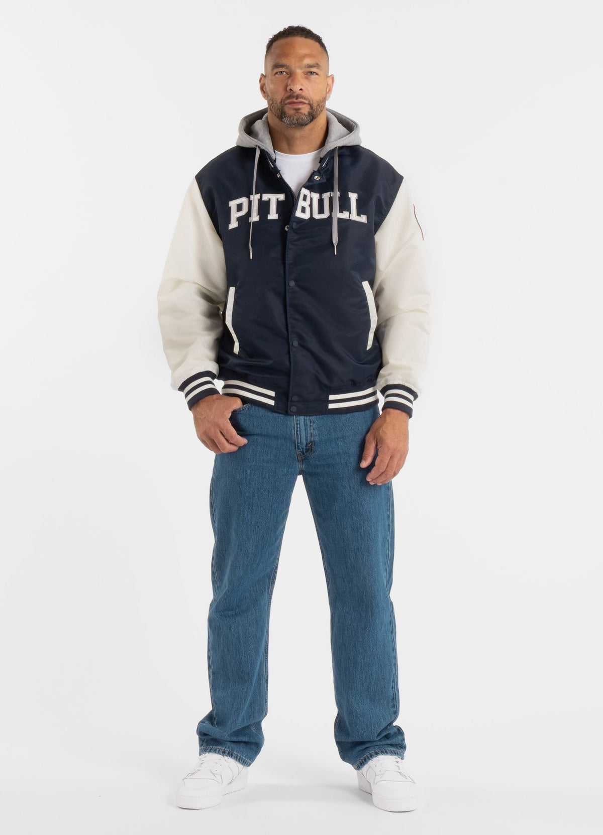 Men&#39;s hooded jacket Falcon Ridge - Navy