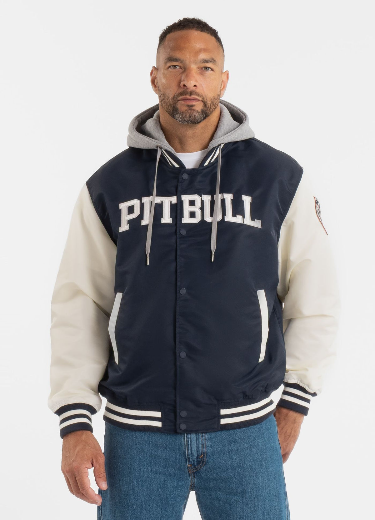 Men&#39;s hooded jacket Falcon Ridge - Navy