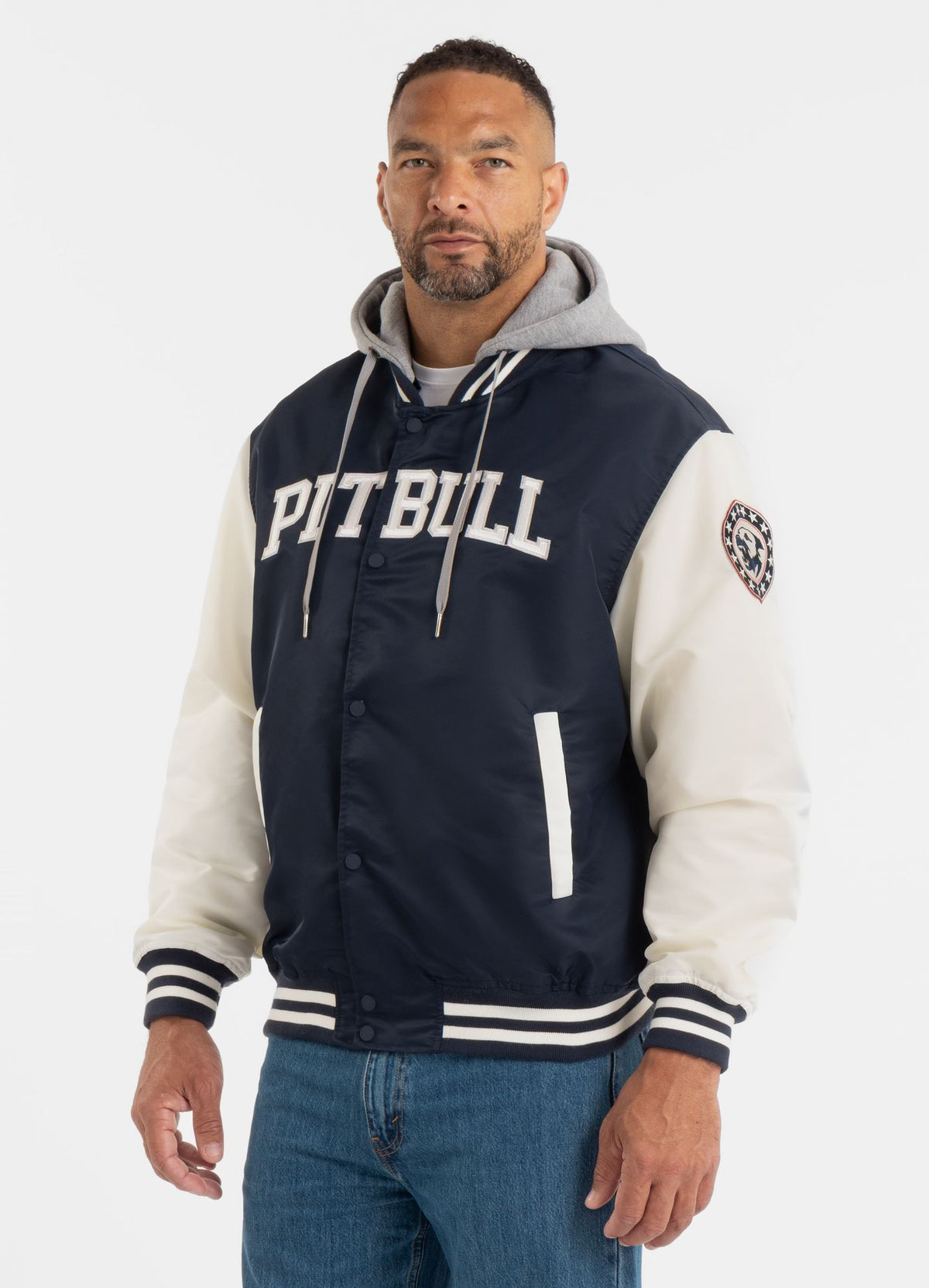 Men&#39;s hooded jacket Falcon Ridge - Navy