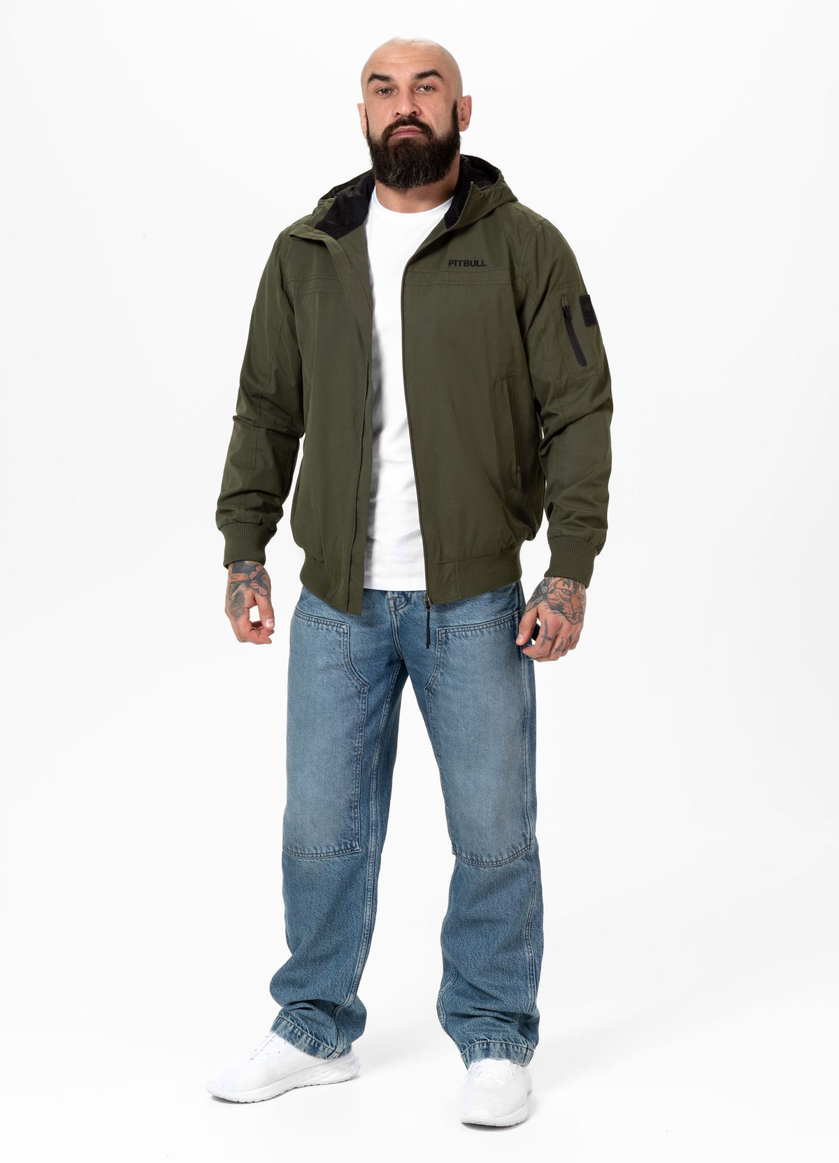 Men&#39;s hooded jacket Longwood - Olive