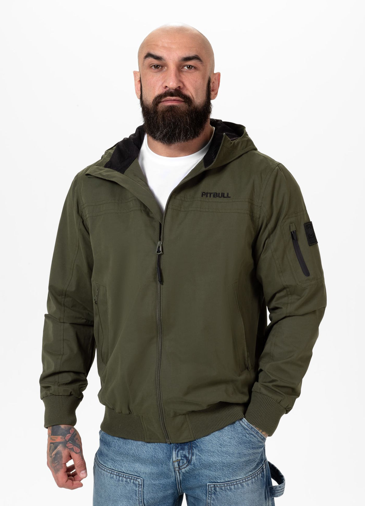 Men&#39;s hooded jacket Longwood - Olive