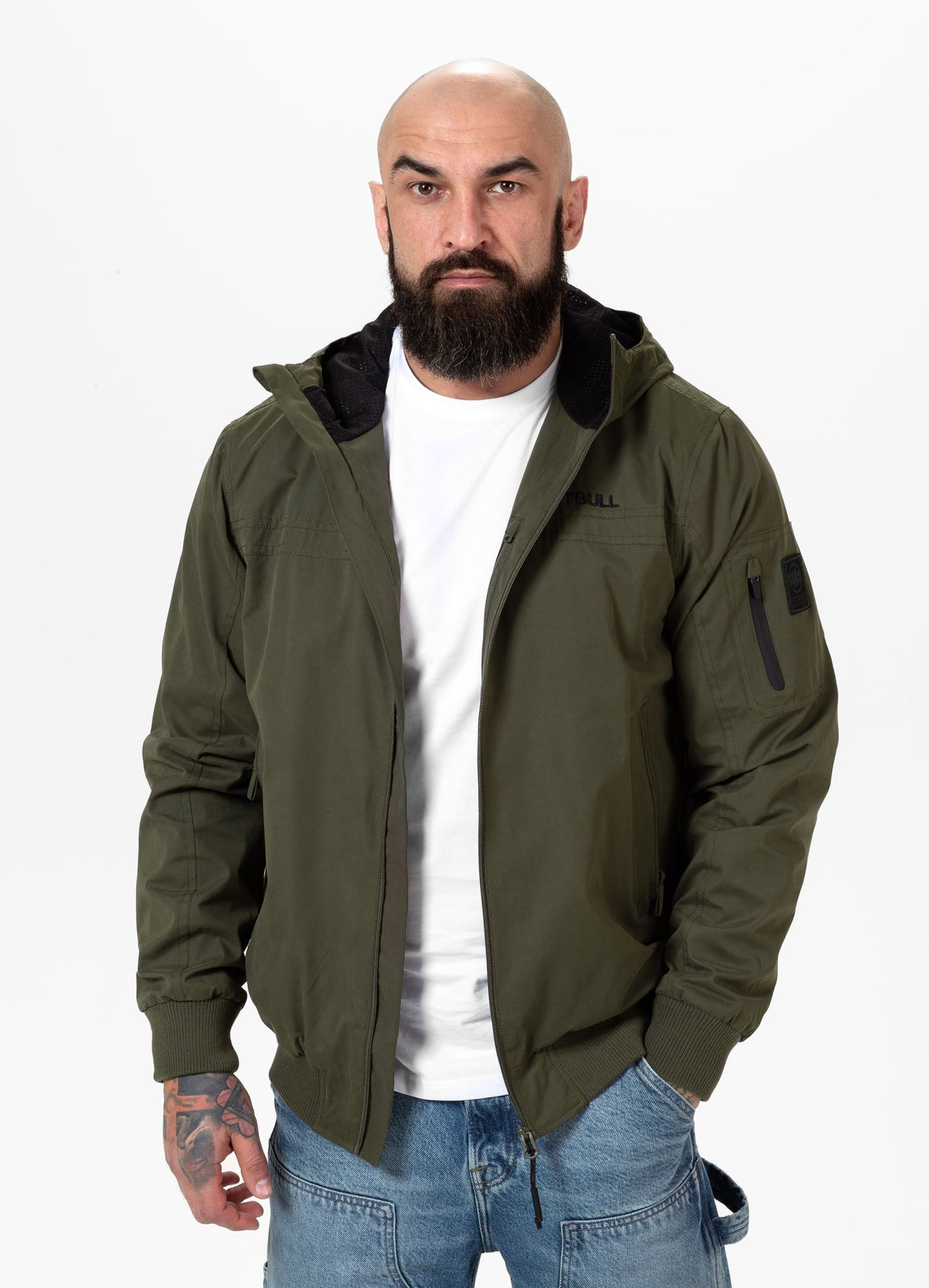 Men&#39;s hooded jacket Longwood - Olive