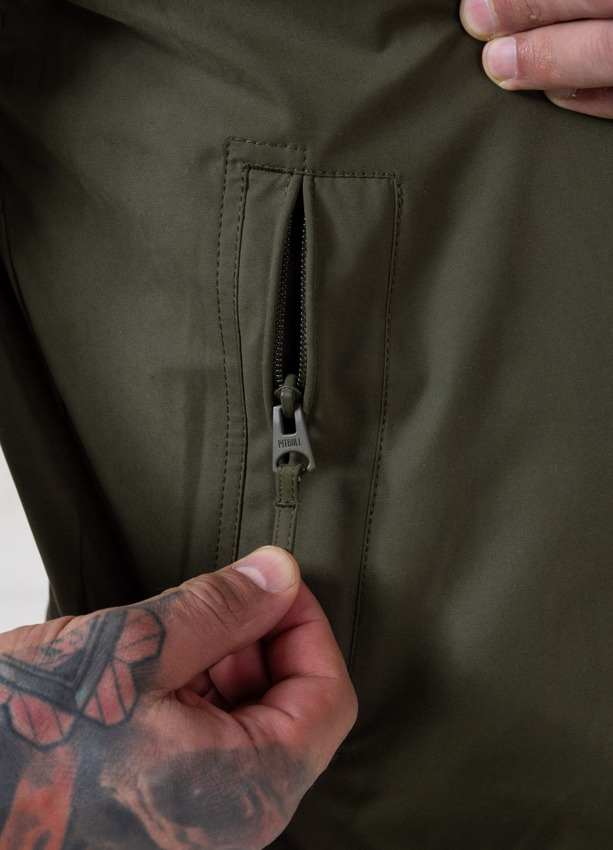 Men&#39;s hooded jacket Longwood - Olive