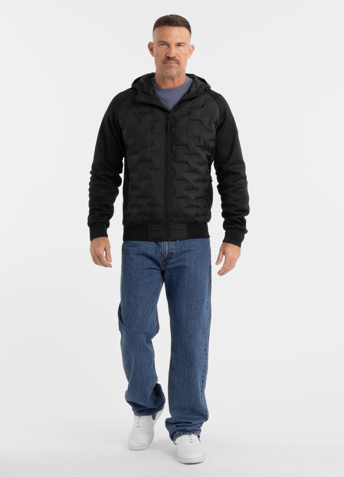 Men&#39;s hooded jacket Roxton - Black