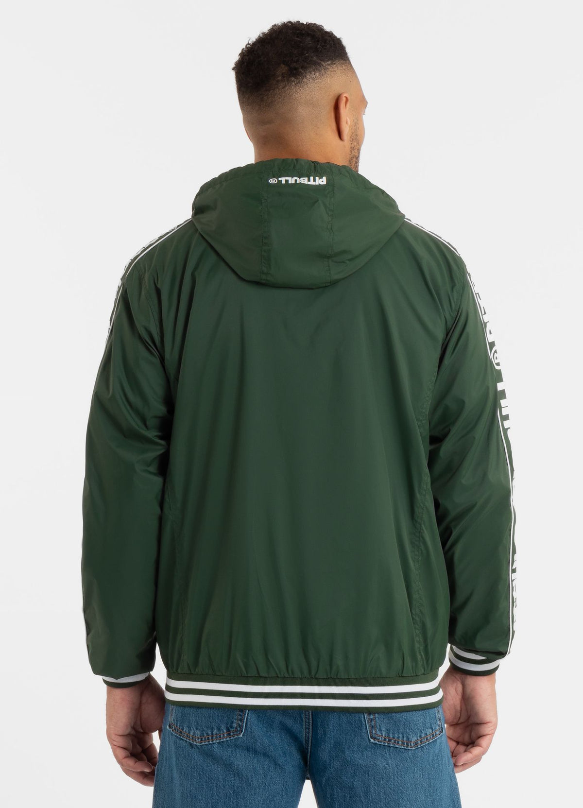 Men&#39;s hooded jacket Whitewood - Dark green