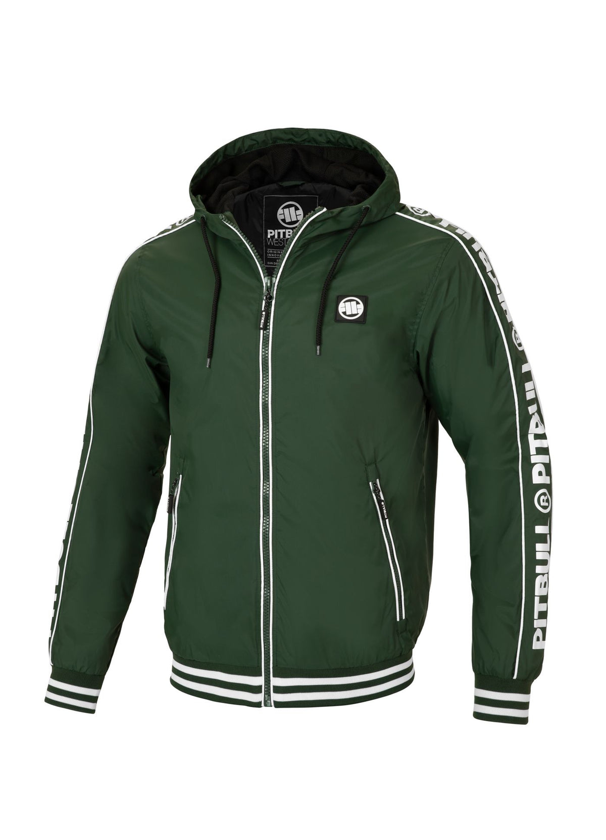Men&#39;s hooded jacket Whitewood - Dark green