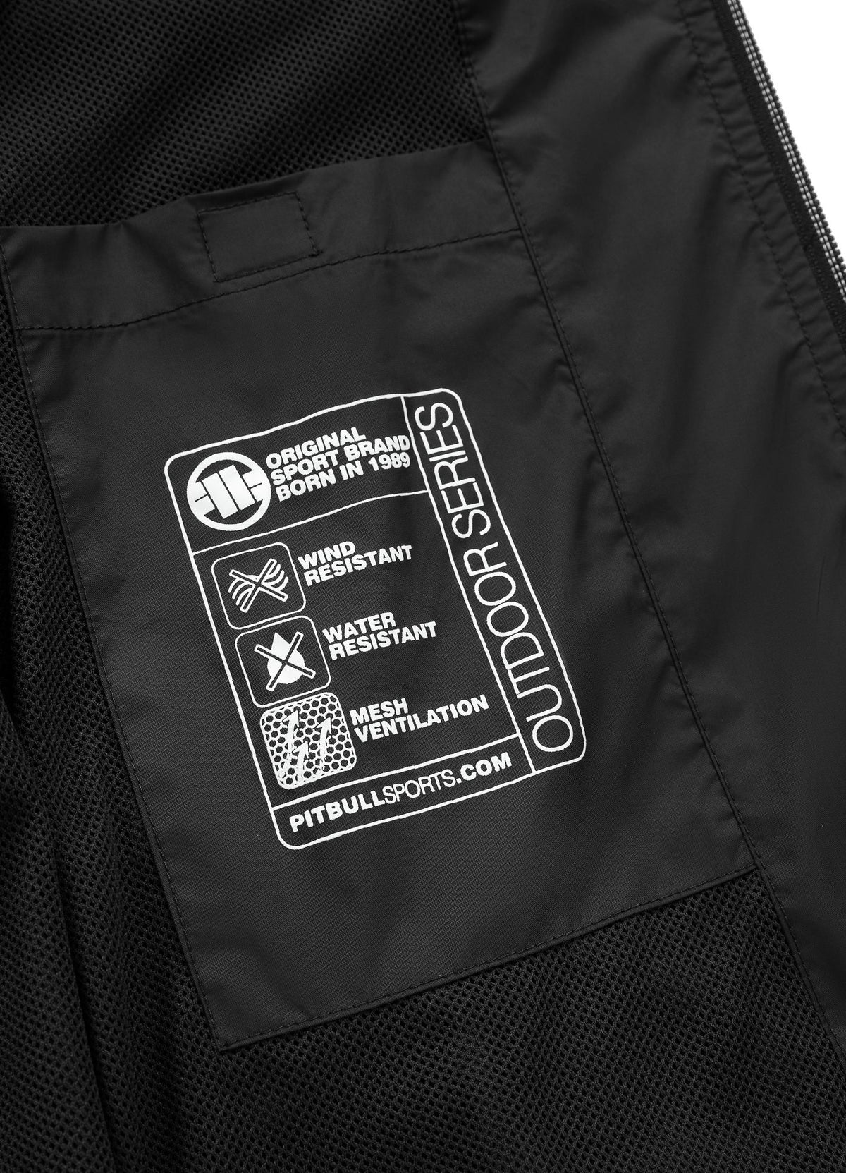 Men&#39;s hooded jacket Athletic Logo - Black