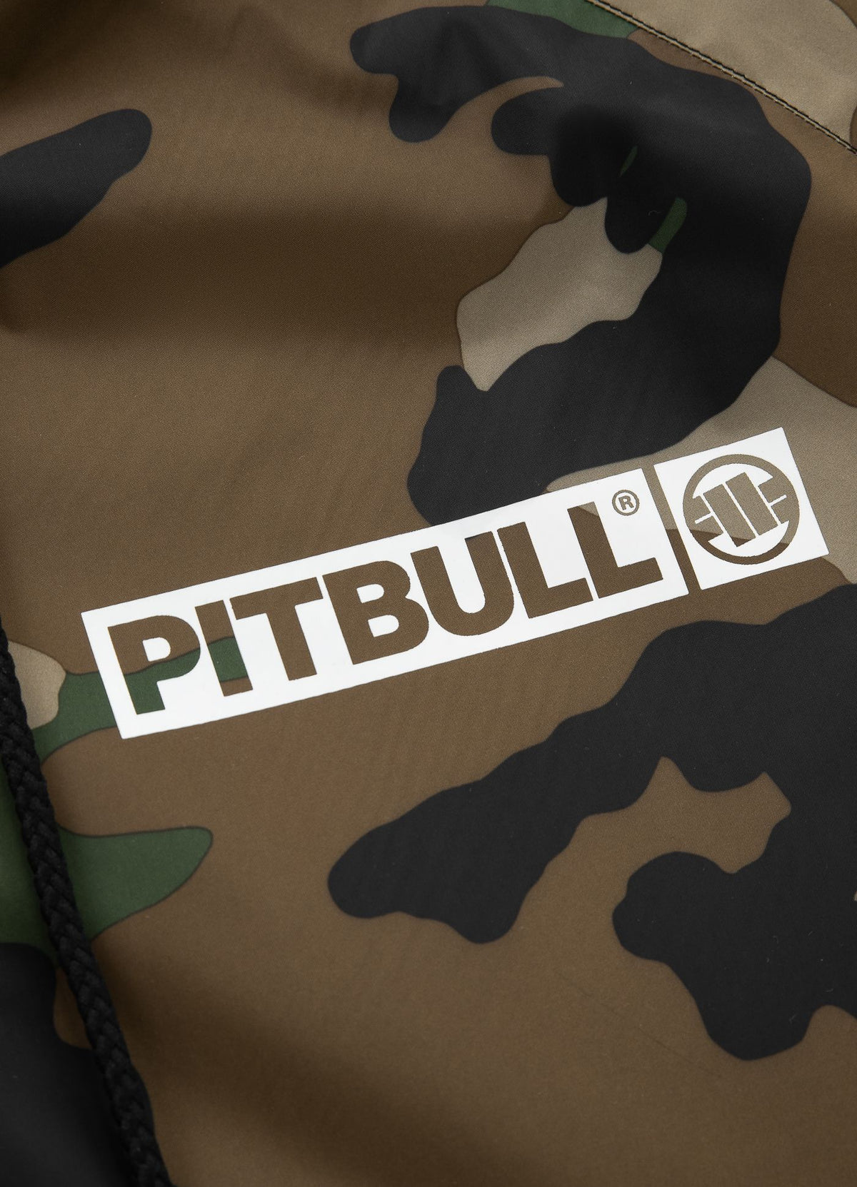 Athletic Logo Hooded Jacket - Woodland Camo