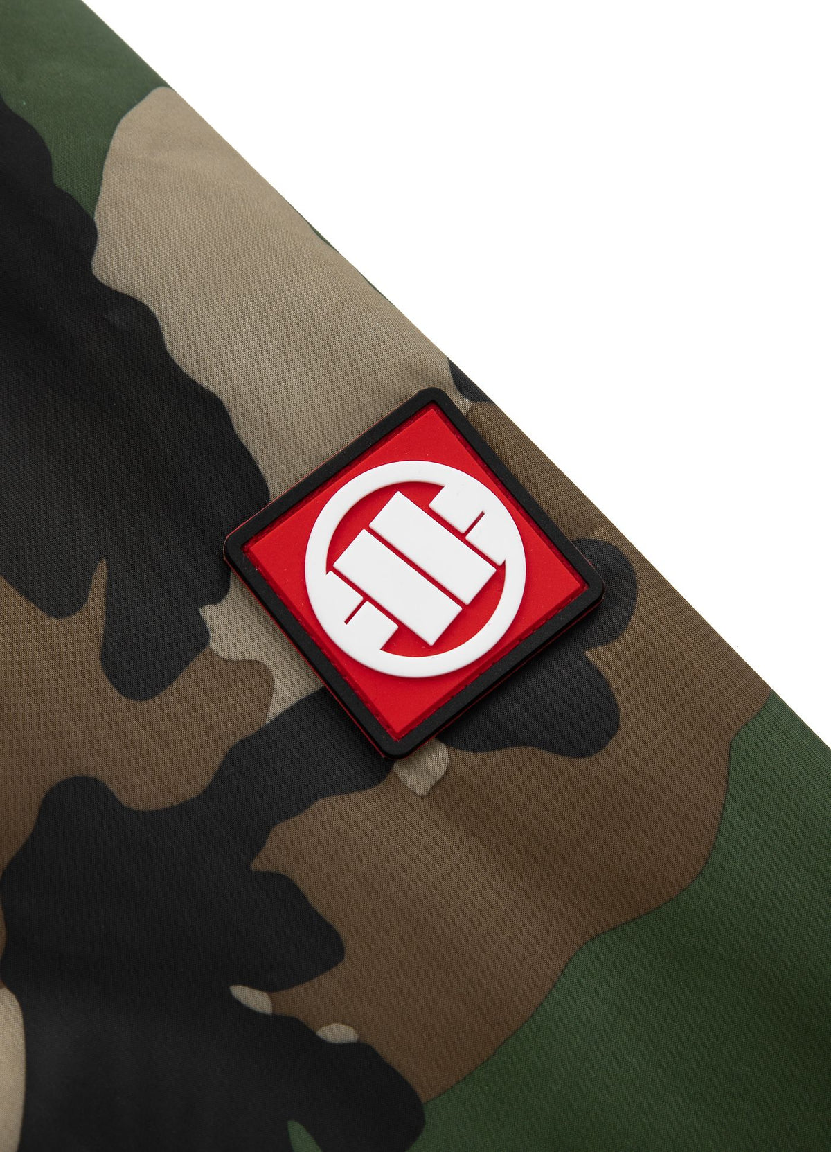 Athletic Logo Hooded Jacket - Woodland Camo