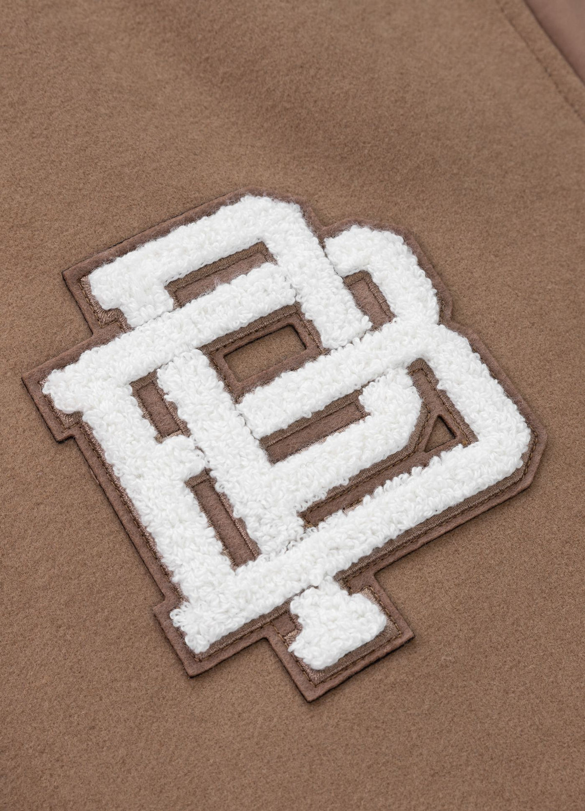 Buena Varsity Jacket - Brown