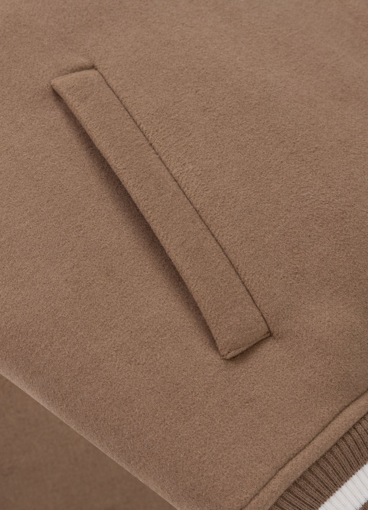 Buena Varsity Jacket - Brown