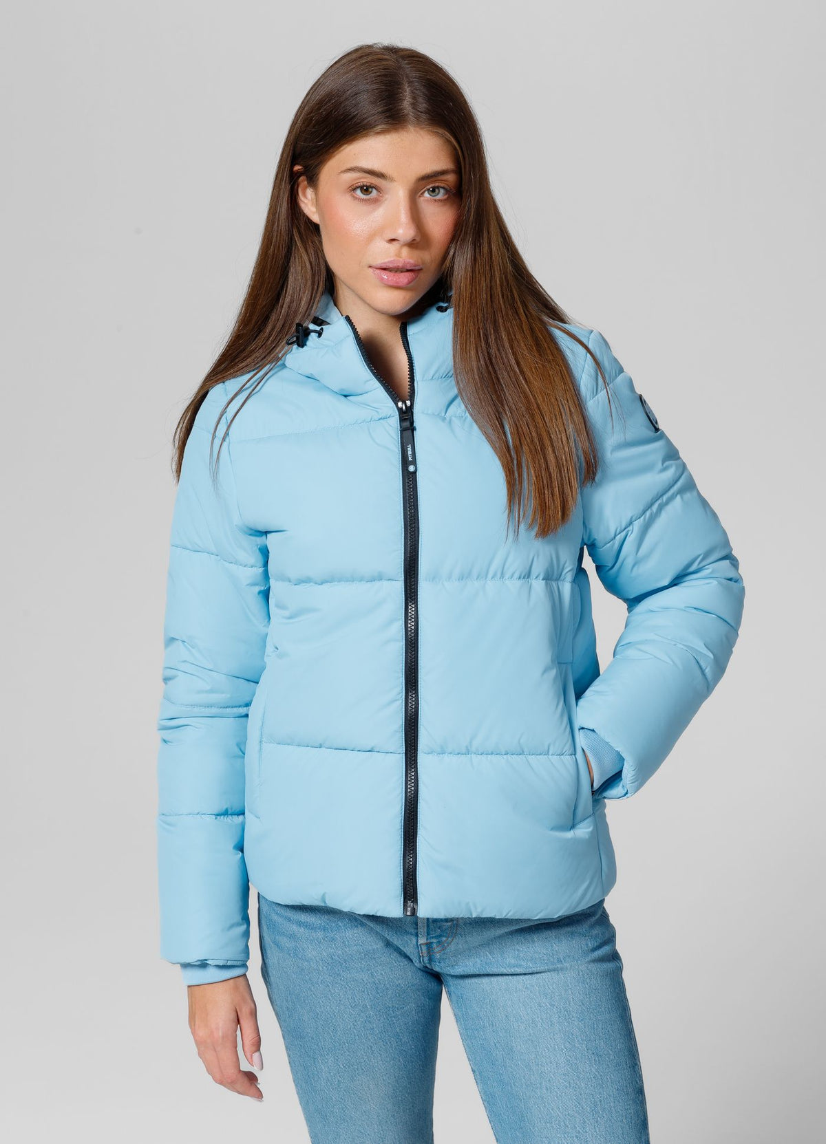 Quilted winter jacket with hood VISTA