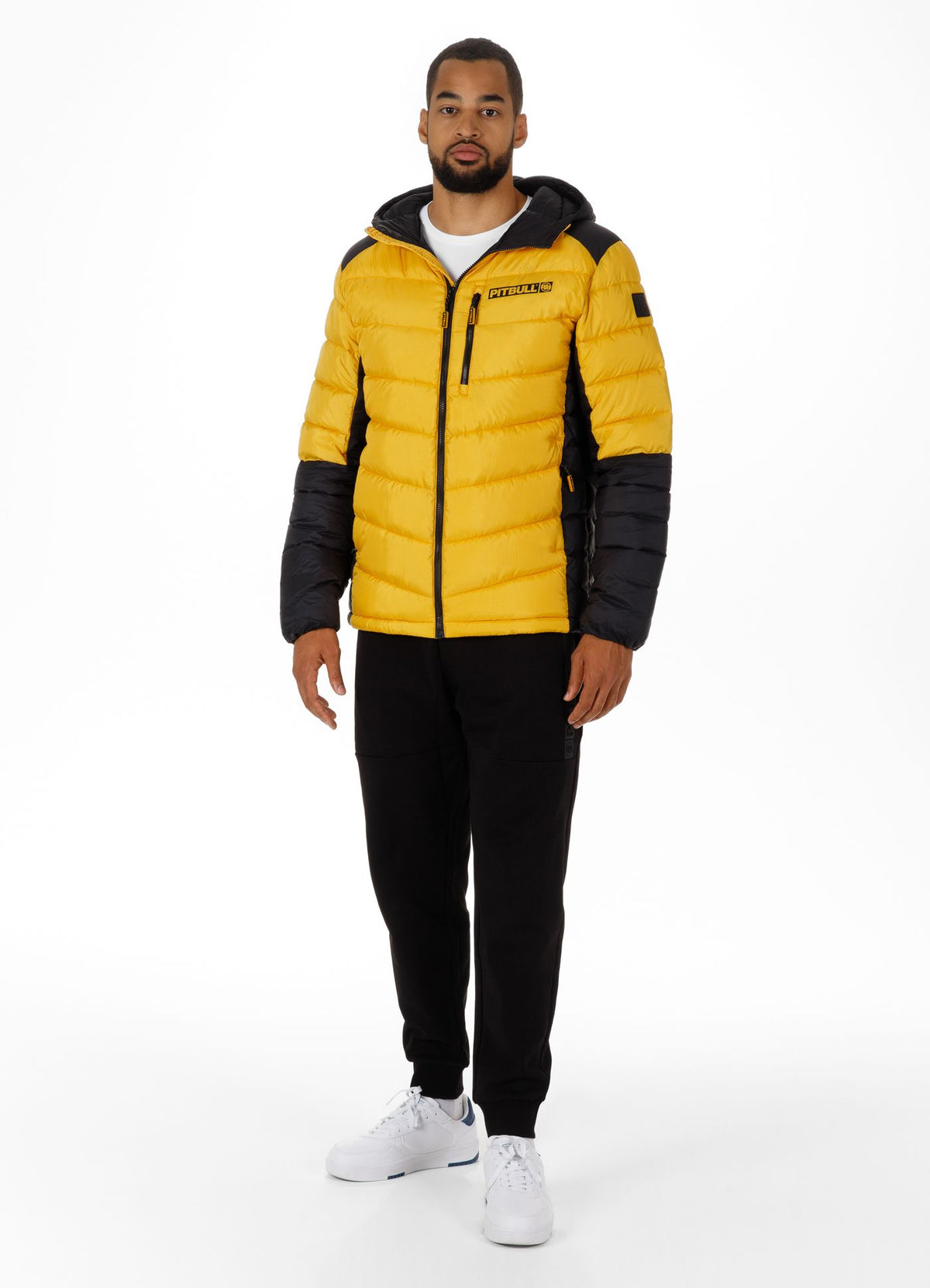 Evergold Hooded Jacket - Black/Yellow