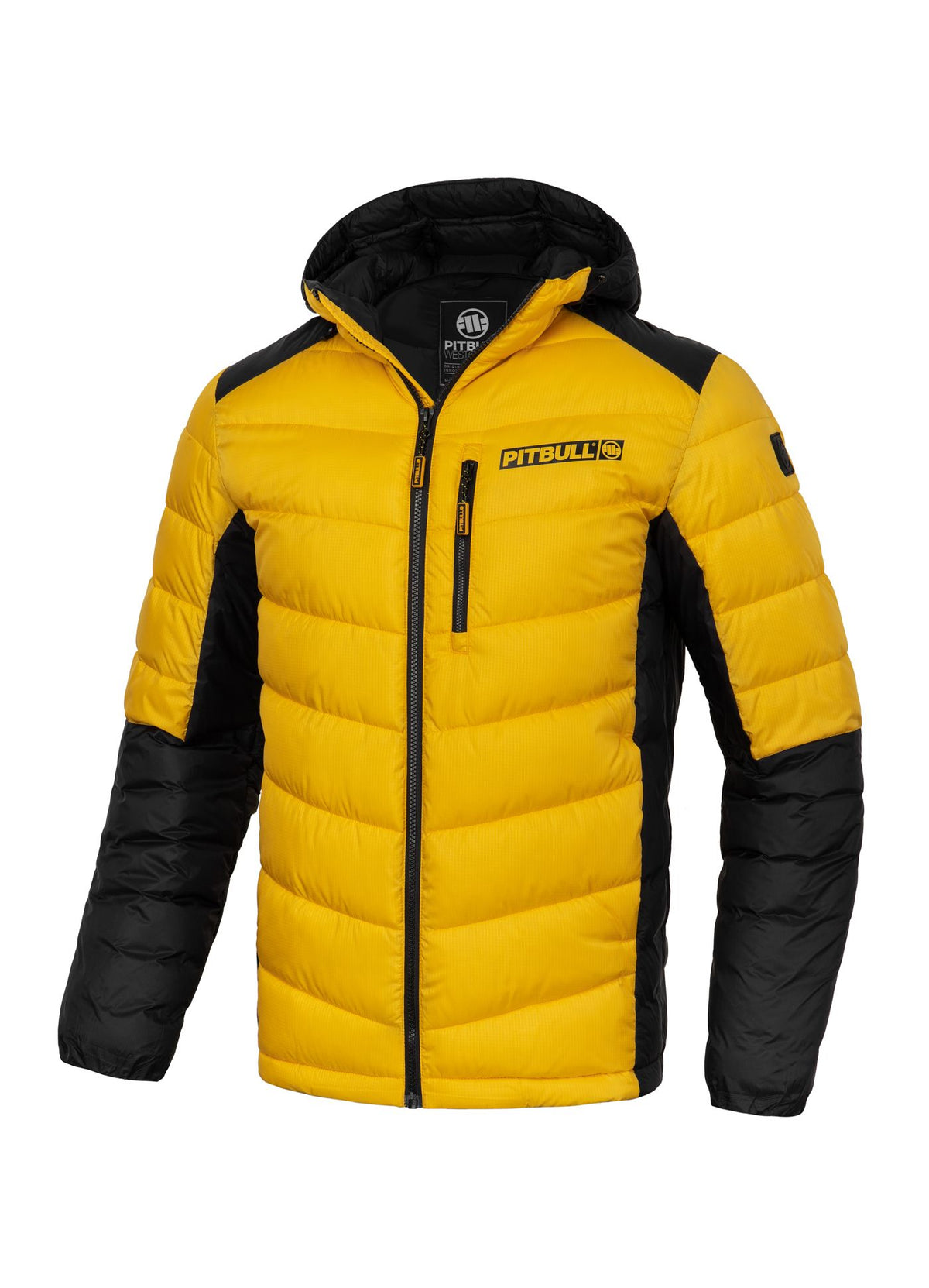 Evergold Hooded Jacket - Black/Yellow