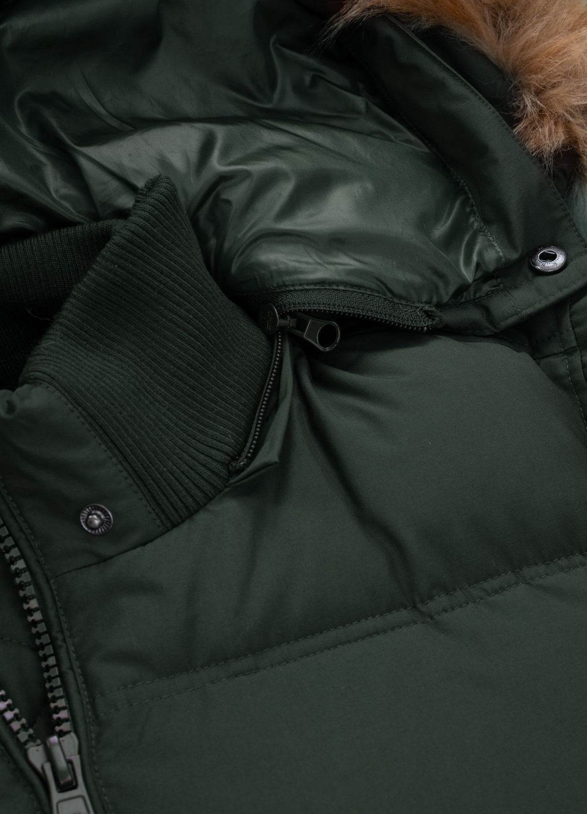 Burnt Hooded Jacket - Black
