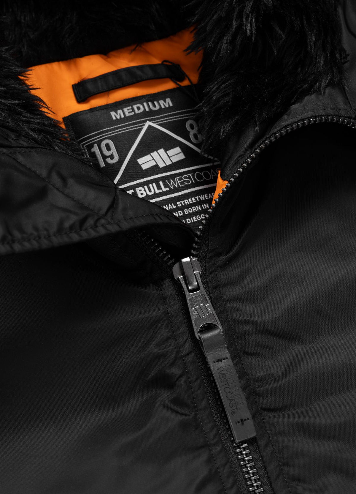 Winter bomber jacket with hood ENCINO
