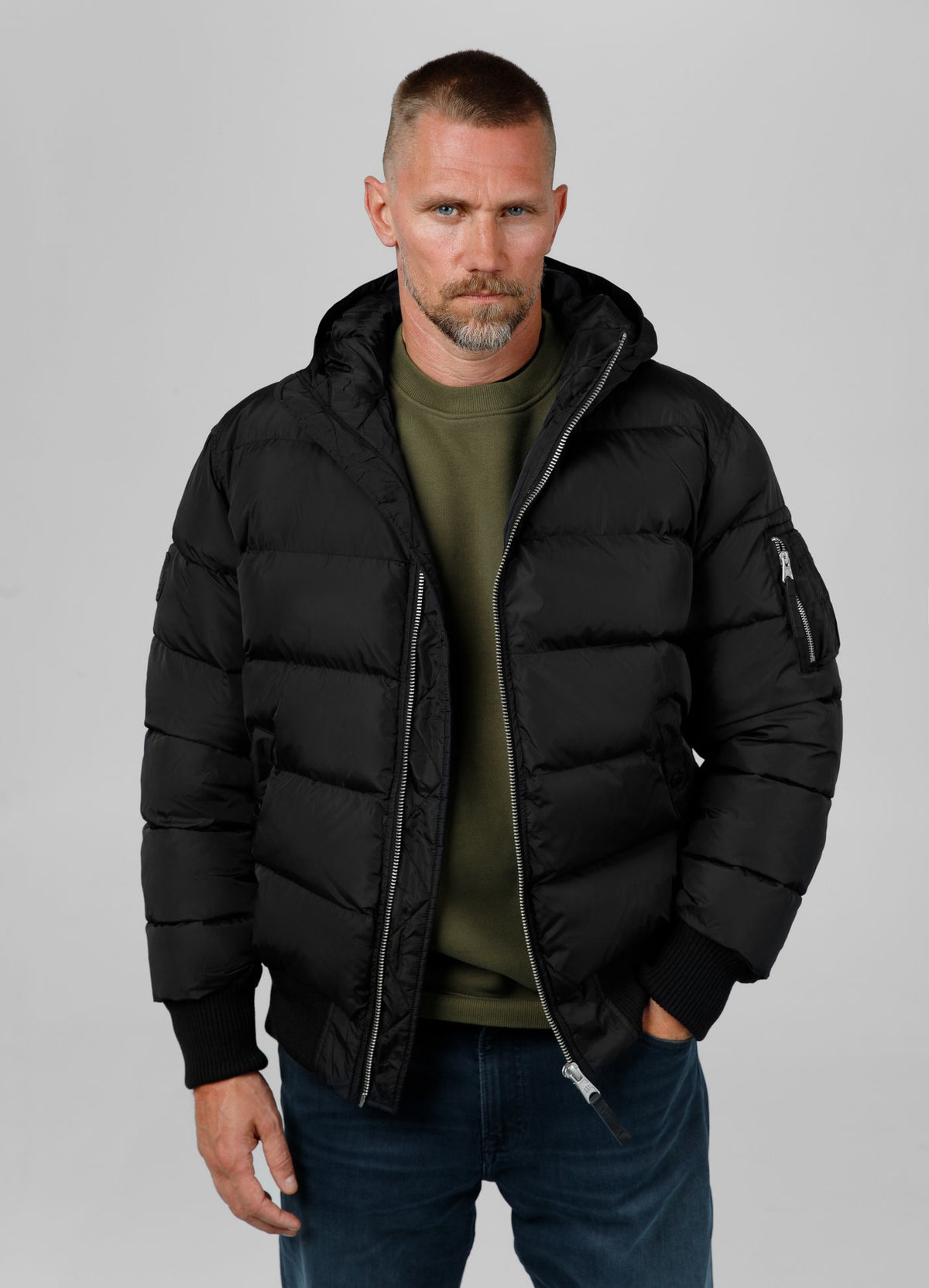 Gopher Hooded Jacket - Black