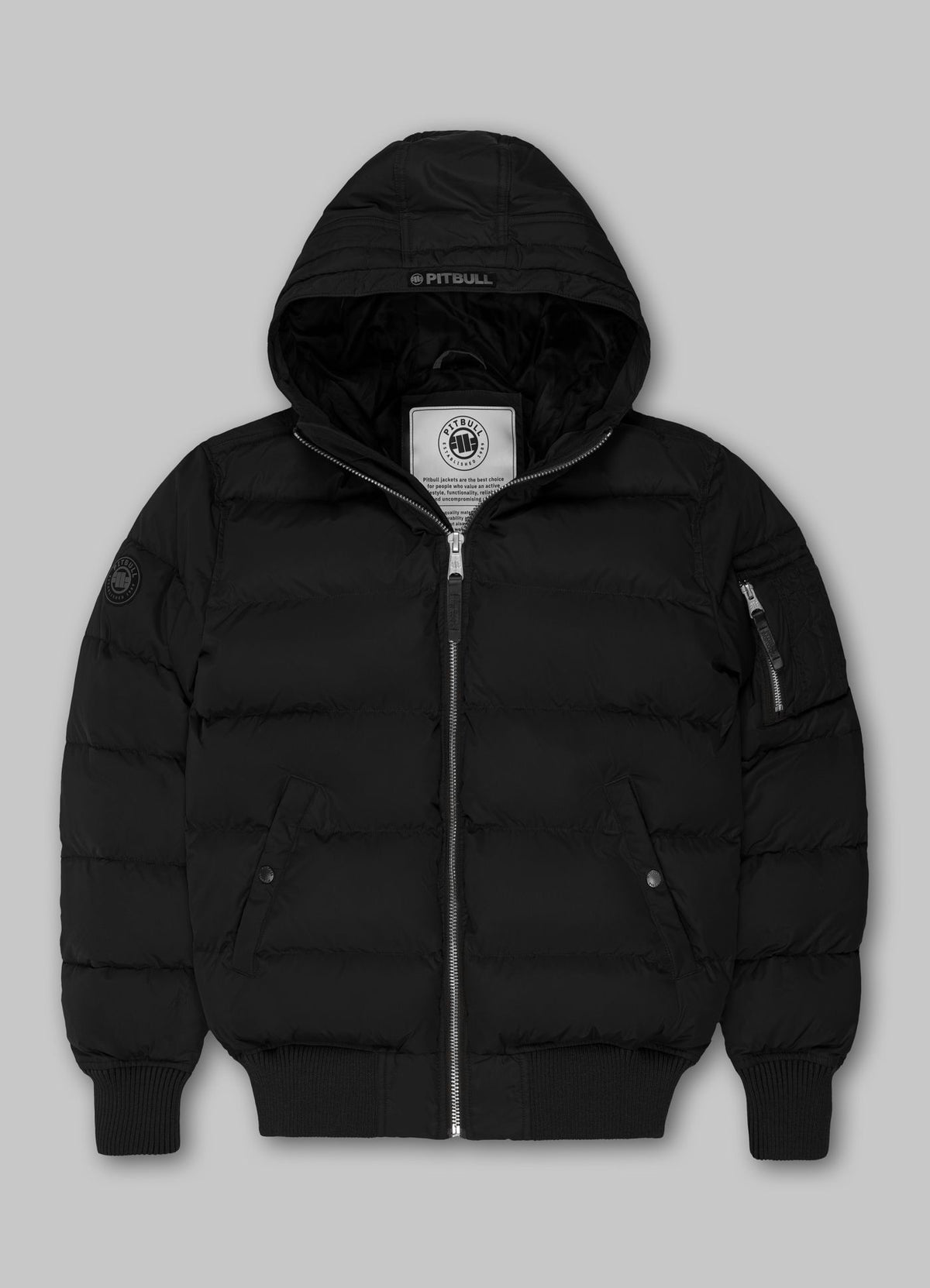 Gopher Hooded Jacket - Black