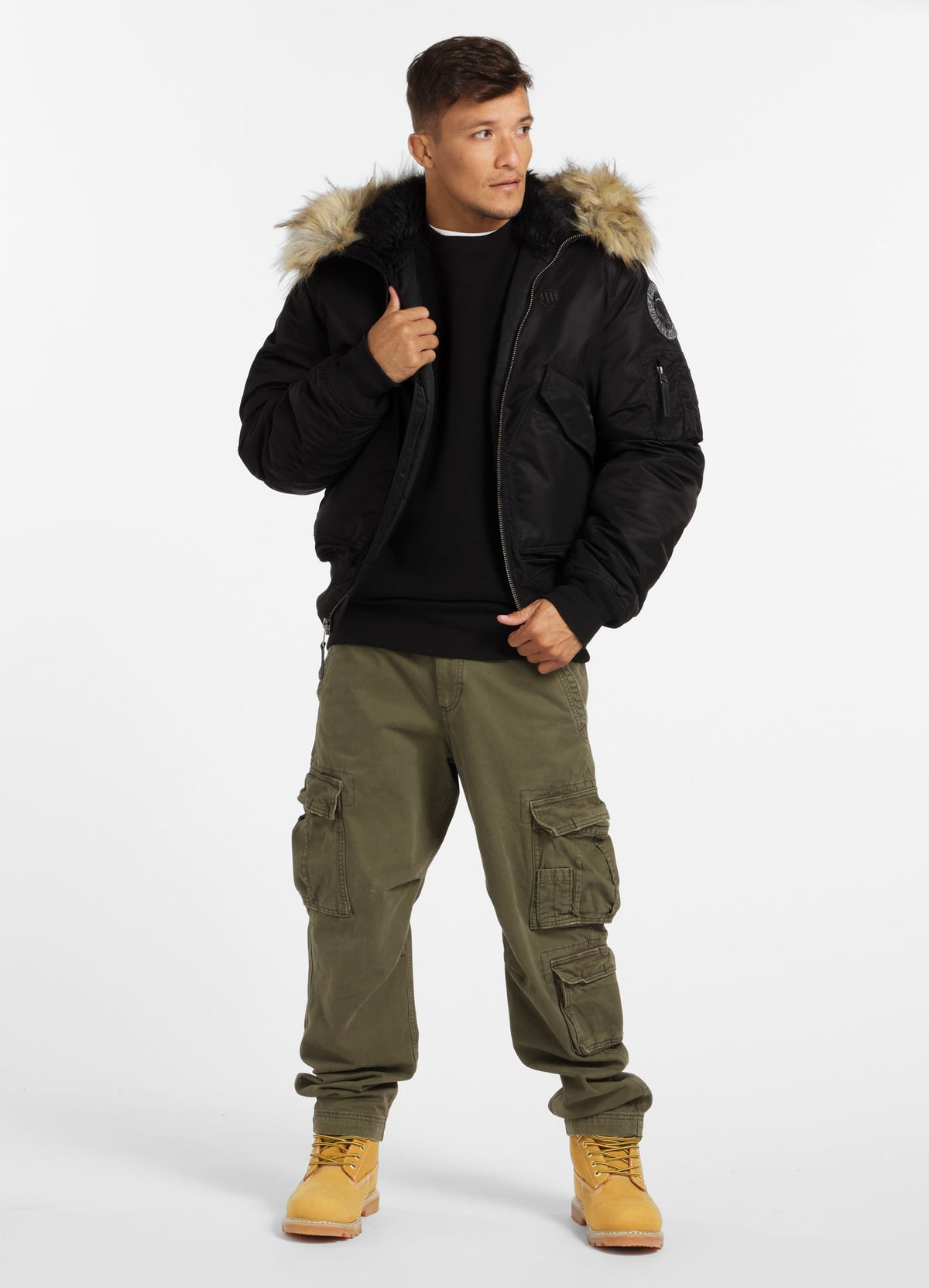 Harvest Hooded Jacket - Black