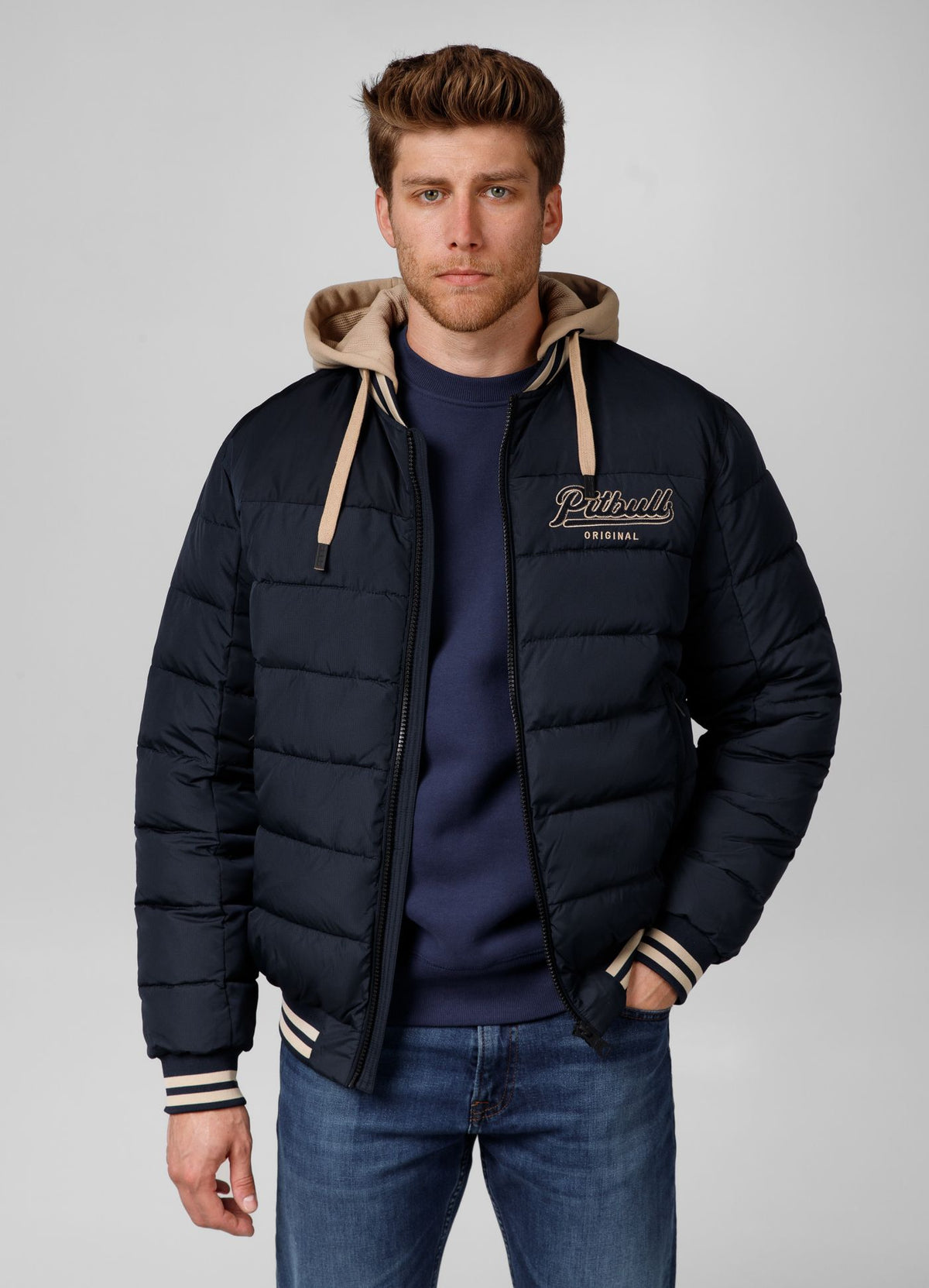 Men&#39;s winter hooded jacket HIDDEN