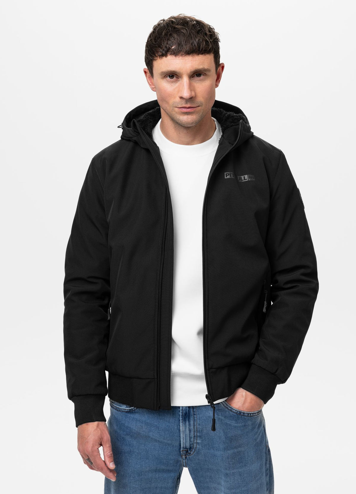 Winter hooded softshell jacket MIDWAY