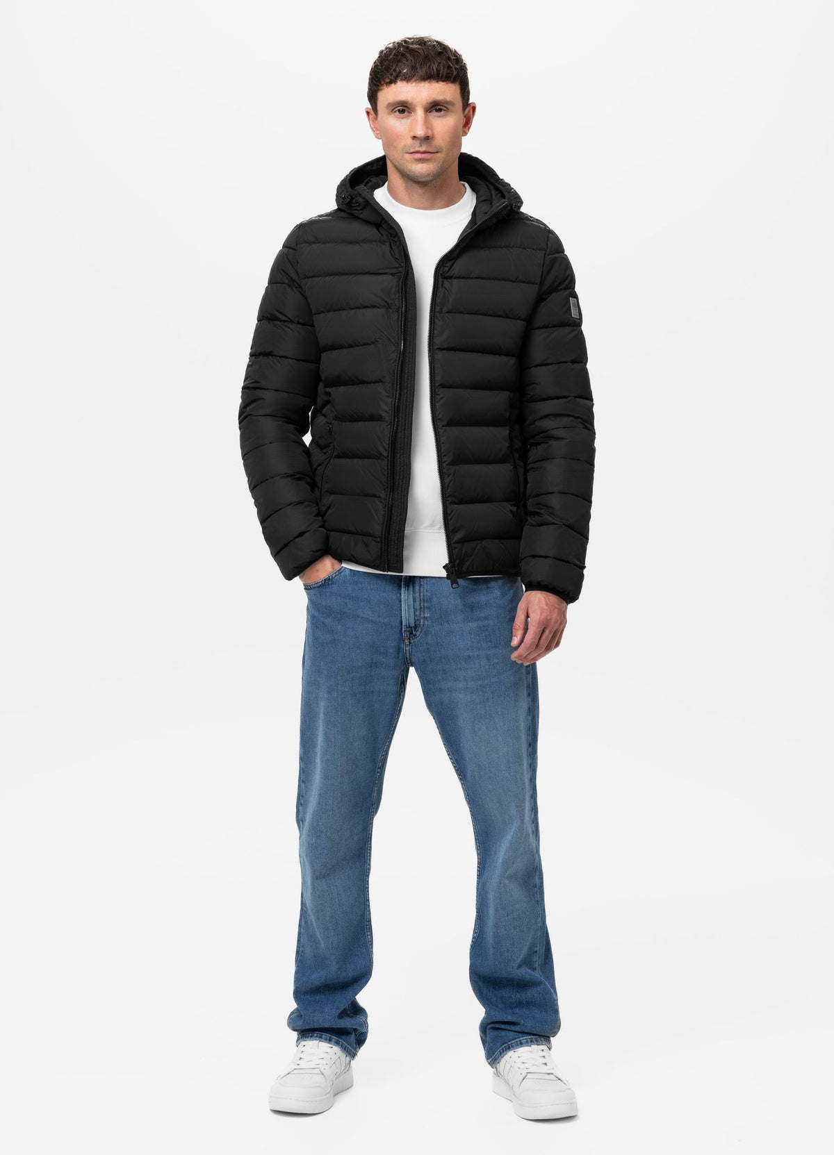 Quilted winter jacket with hood SEACOAST III