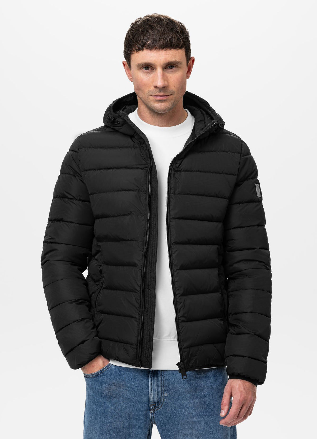 Quilted winter jacket with hood SEACOAST III