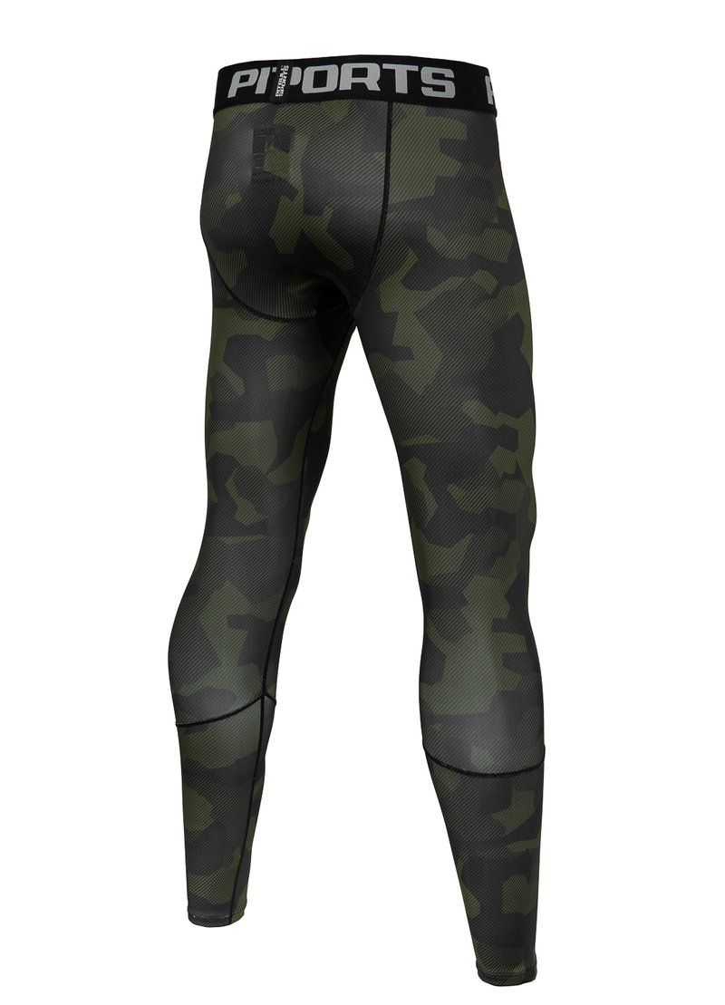 Dillard Sports Compression Pants Performance Pro Plus  - Olive