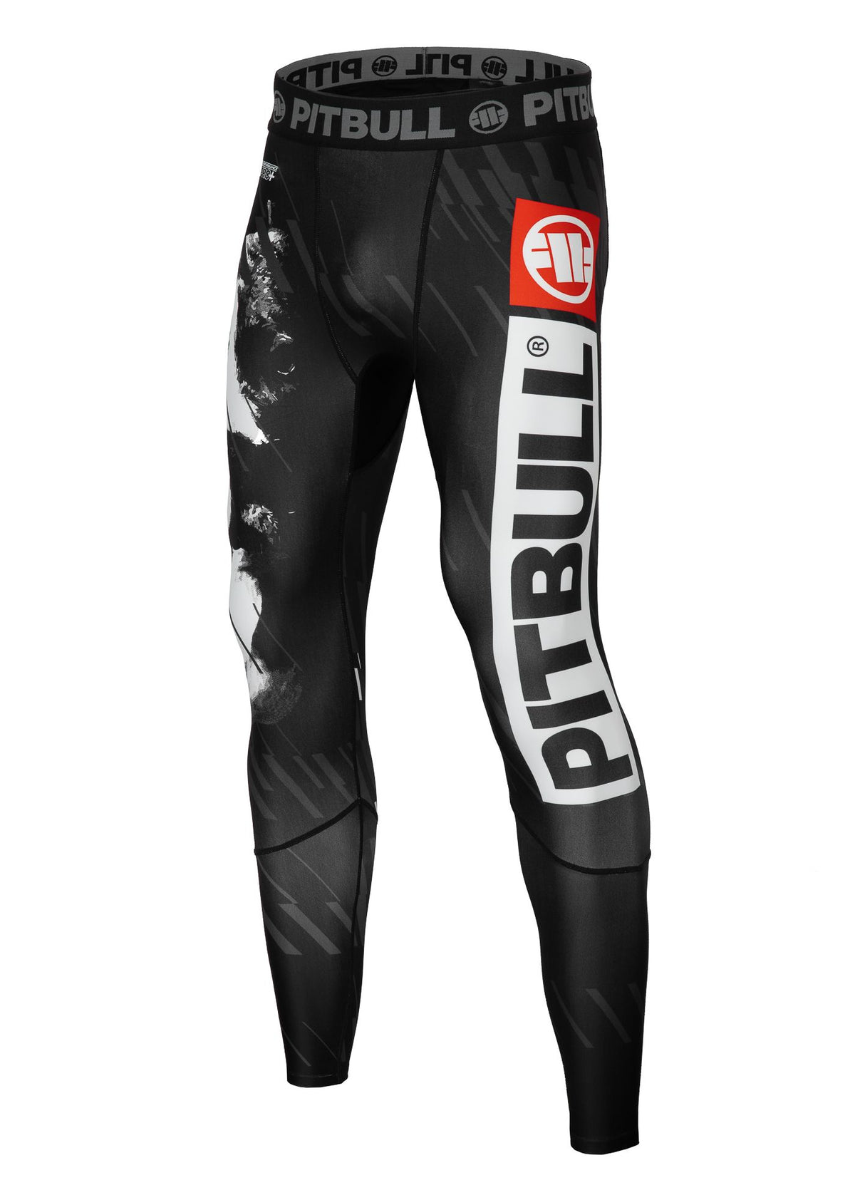 Sports Compression Pants Street Dog - Black