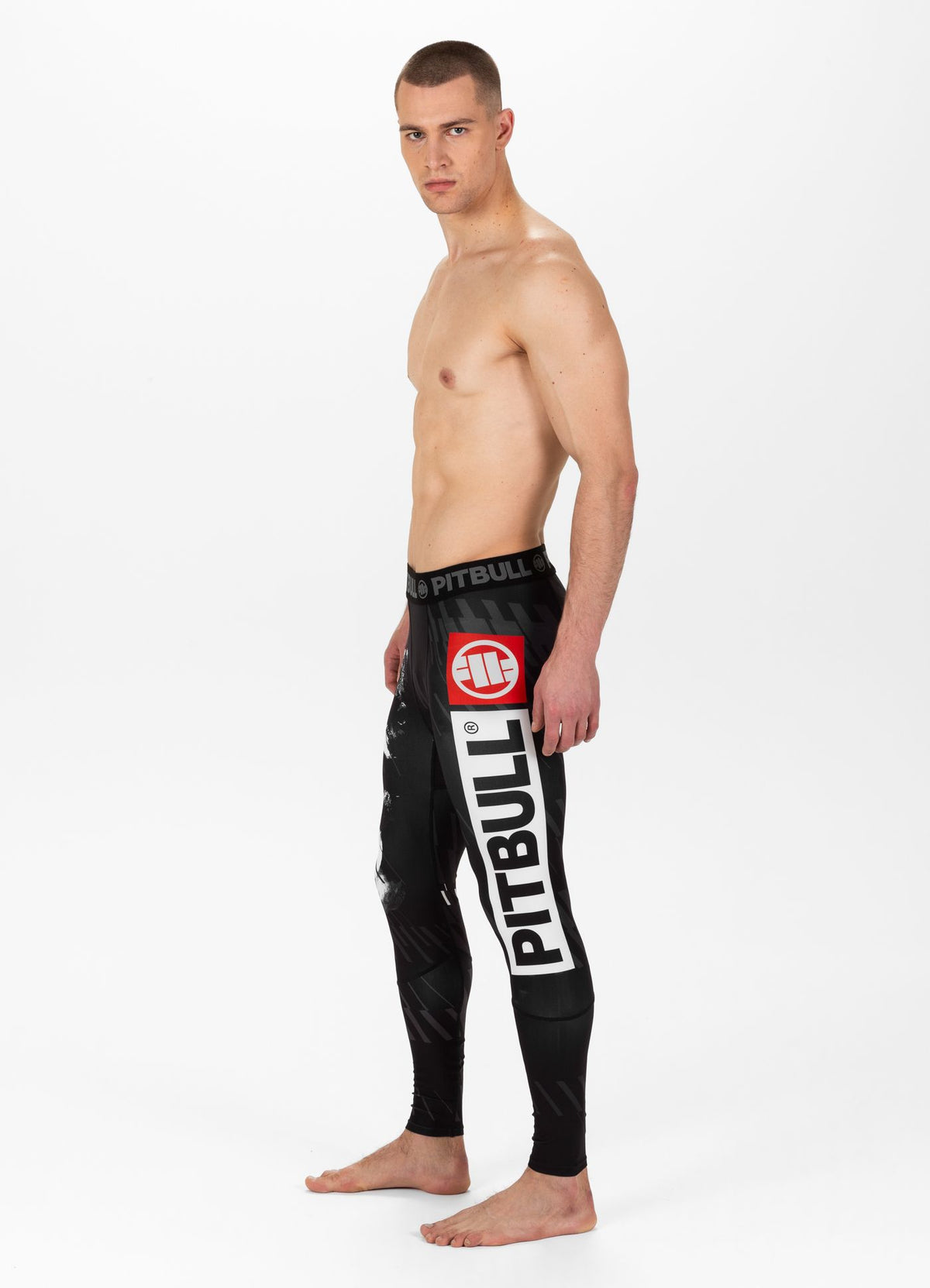 Sports Compression Pants Street Dog - Black