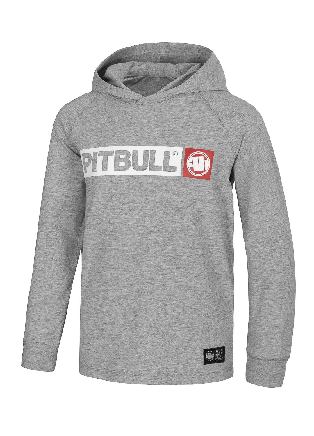 Hilltop Kids Hooded Longsleeve Shirt - Gray