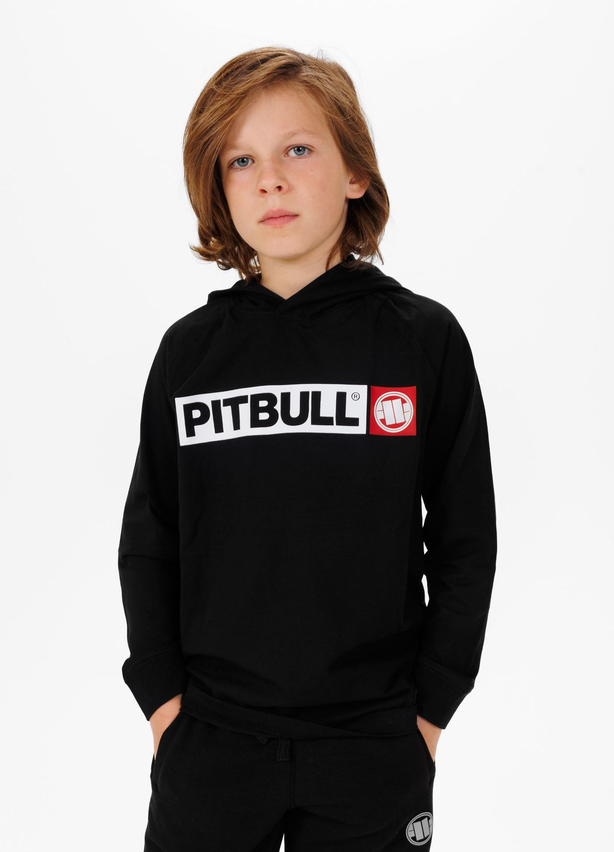 Kids hooded longsleeve shirt Hilltop